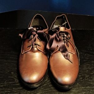 NEW Pembe Potin Bronze Leather Shoes Size 8 1/2